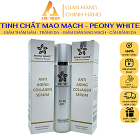 Tinh Chất PEONY WHITE Collagen - Anti Aging - Giảm Nám - Trắng Da - Chống Dị Ứng - Chống Giãn Mao Mạch 40-45ml