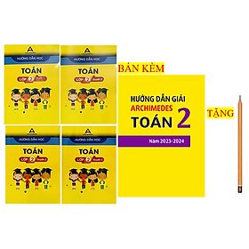 Sách - Combo 4c Hướng dẫn học toán + hướng dẫn giải chi tiết toán lớp 2 ( mới nhất )