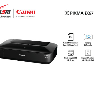 Máy in phun đơn năng A3 Canon IX6770- Hàng chính hãng