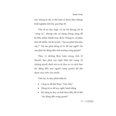 Tư Duy Phản Biện Trong Công Việc