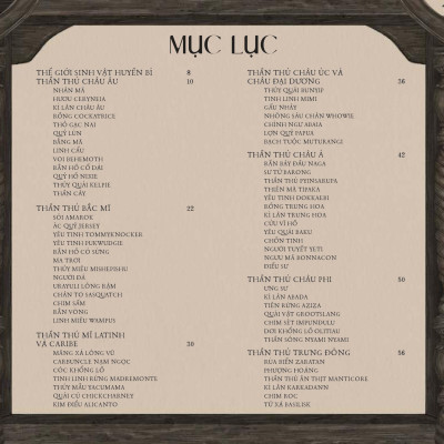 Sách - Cẩm Nang Về Sinh Vật Huyền Bí - Bìa Cứng