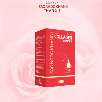 Nước uống đẹp da Collagen Dipeptide 30 túi Sắc Ngọc Khang hấp thụ nhanh và vượt trội giúp trẻ hóa làn da - săn chắc và sáng mịn