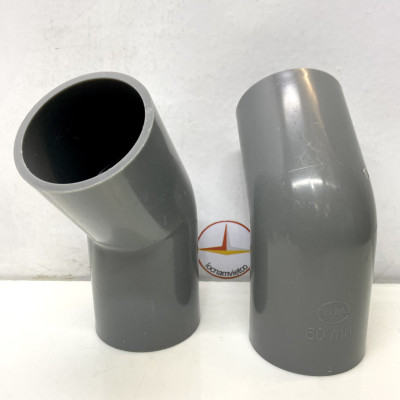 Lơi 60 dày nhựa PVC Bình Minh (45o ElBow)_L60D