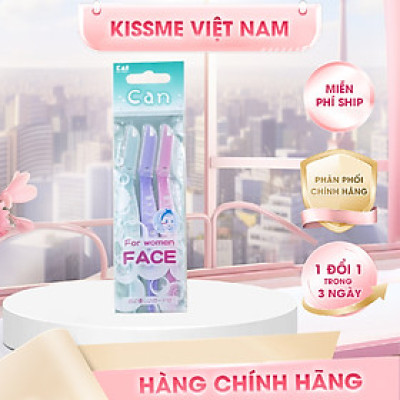 Dao Cạo Lông Mặt Lưỡi Thép Không Gỉ Kai For Women 17810