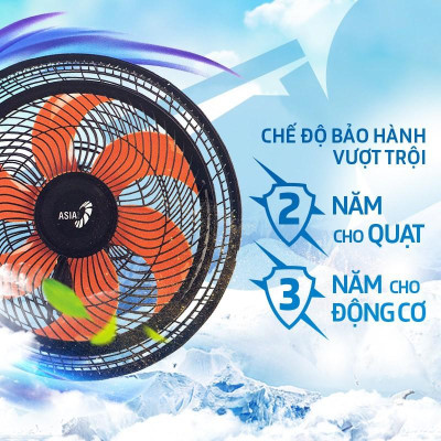 (ASIA) Quạt lửng Asia TURBO 6 cánh 80w - bán công nghiệp -  Hàng chính hãng