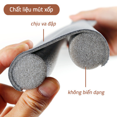 COMBO 2 Thanh xốp chắn khe cửa đa năng thông minh