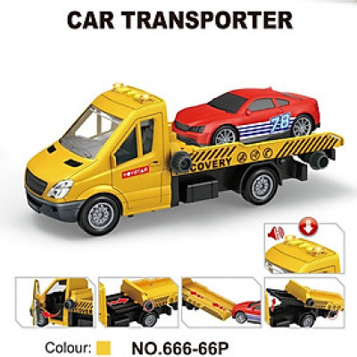 TOYSTAR - 666-66P Mô hình Xe kỹ thuật: Xe cứu hộ thành phố (33x13x18cm)