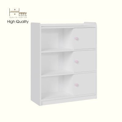 [Happy Home Furniture] KID, Tủ lưu trữ - 3 cửa mở cho trẻ em, 80cm x 32cm x 100cm ( DxRxC), TLT_009