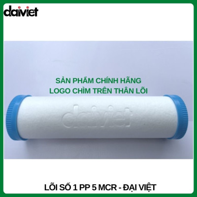 Chính Hãng - Lõi Lọc Nước RO Số 1 Lõi PP 10" 5 Micro Đại Việt
