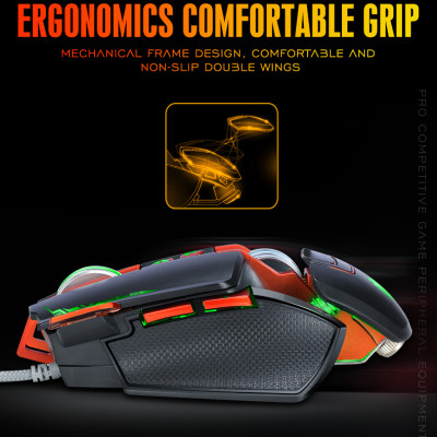 Chuột Gaming T-Wolf V9 Led USB - Hàng Chính Hãng