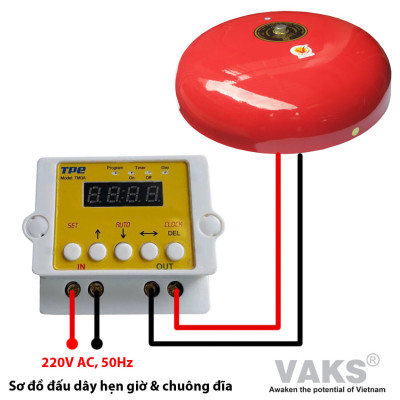 Chuông Điện dạng đĩa 8 inches, 97dB - 220V AC