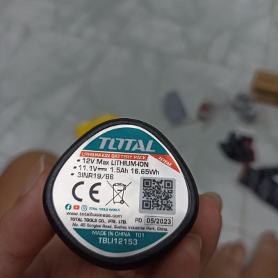 PIN LITHIUM 12V TOTAL TBLI12153 - HÀNG CHÍNH HÃNG