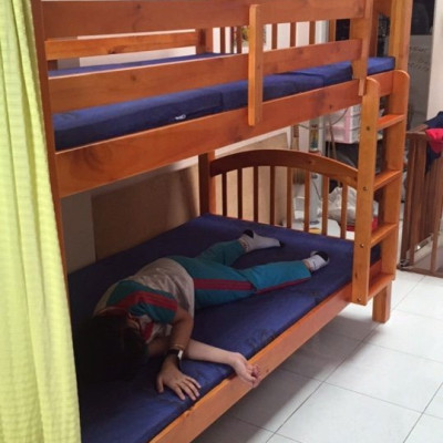 Giường 2 Tầng UNI025-OAK