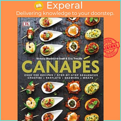 Sách - Canapes by Eric Treuille (UK edition, paperback)