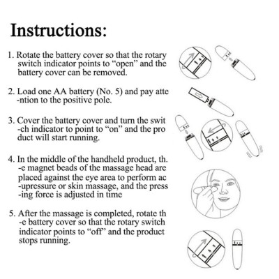 Máy Massage Mắt Chiếc Bút Chống Thâm Quầng, Thư Giãn Mắt Mini 208 - Có Hàng Sẵn (Xả Kho) (Hàng Chính Hãng)