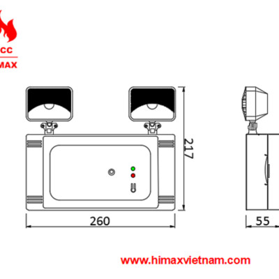 Đèn chiếu sáng khẩn cấp hi max KOREA