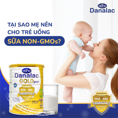 Sữa Bột Danalac Gold Pro+ Số 2 Cho Bé 6- 12 Tháng Tiêu Chuẩn Organic EU
