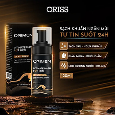 Dung Dịch Vệ Sinh Nam Dạng Bọt Orimen - 120ml/chai