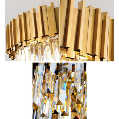 Đèn thả pha lê I kiểu dáng hiện đại, sang trọng trang trí nội thất cao cấp.