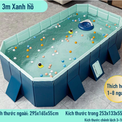 BỂ BƠI GẤP XẾP - KHÔNG CẦN BƠM - DÙNG ĐƯỢC NGAY