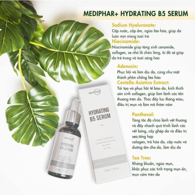 Serum cấp ẩm phục hồi da Mediphar Hydrating B5 30ml