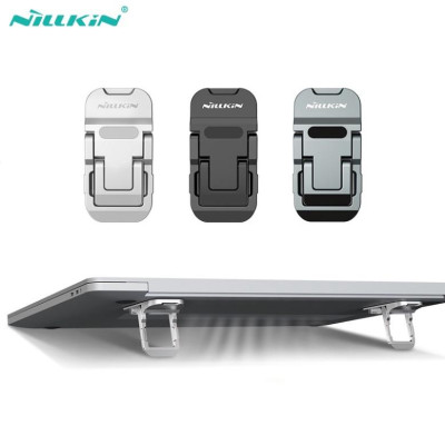 Giá đỡ laptop NILLKIN sức mạnh tăng cường bằng hợp kim nhôm nhỏ gọn phù hợp với kích thước 14-17 inch - Hàng Chính Hãng