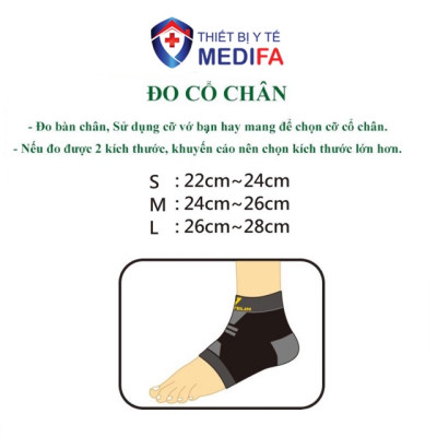 Băng Bảo Vệ Khớp Cổ Chân Vantelin Ankle Support size M