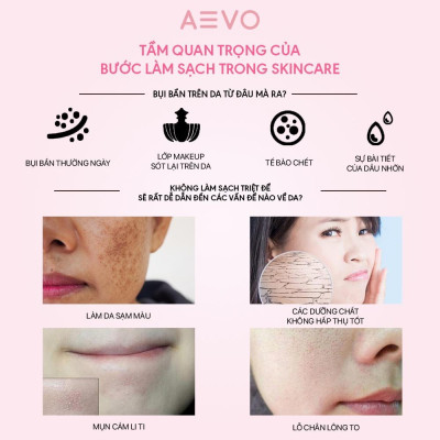 Máy rửa mặt massage AEVO Foam Cleanser tạo bọt nhanh giúp làm sạch sâu, thông thoáng lỗ chân lông, giảm mụn