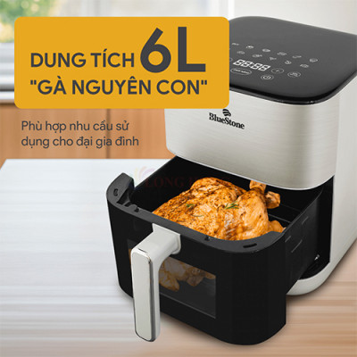 Nồi chiên không dầu Bluestone 5.5 lít AFB-5867 - Hàng chính hãng
