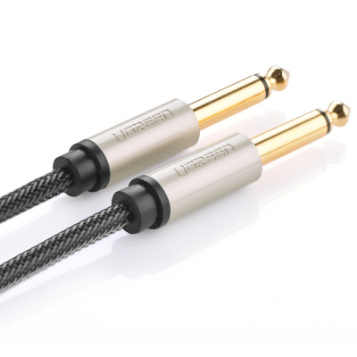 Cáp âm thanh stereo 2 đầu đực chuẩn jack 6.5mm UGREEN AV128 - Hàng Chính Hãng