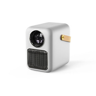 Máy chiếu mini Wanbo T6R Max Full HD tích hợp loa, Điều khiển bằng giọng nói, Có quai xách dễ mang đi, Kèm remote, Kho ứng dụng phong phú - Hàng Chính Hãng