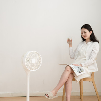 Hàng Chính Hãng Quạt cây điều khiển từ xa, gấp gon, công nghệ mới từ Nhật Bản, thương hiệu Iris Ohyama, LTD-22T