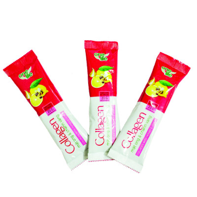 Thực Phẩm Bổ sung  Collagen Mật Ong Chanh Vàng Tự Nhiên OneLife (100% Bột collagen Cá Nhật Bản) – Hộp 7 gói x 20gr/gói