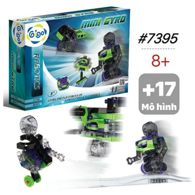Đồ Chơi Lắp Ráp Robot Tự Cân Bằng - Mini Gyro - Gigo Toys #7395 (88 Mảnh Ghép)