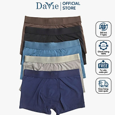 Quần Lót Nam Boxer Davie DV2322 Thiết Kế Nguyên Khối Mặc Không Lộ Viền