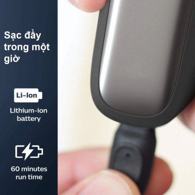 Máy cạo râu khô và ướt Series 7000 cao cấp Thương hiệu Philips Hà Lan Norelco S7788 - Hàng Nhập Khẩu