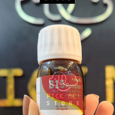 Vemedim B15 Rooster Bổ sung Vitamin giúp Tăng Khối Cơ, Tăng Cường Đề Kháng cho Gà Đá, Chó Mèo