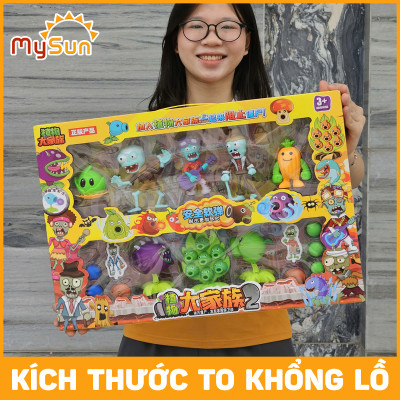 Đồ chơi plants vs zombies 2 mô hình plant vs zombie hoa quả nổi giận MySun
