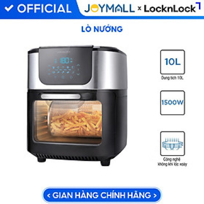 Lò chiên nướng không khí LocknLock EJF691 10L - Hàng chính hãng, cảm ứng, kèm 5 phụ kiện - JoyMall