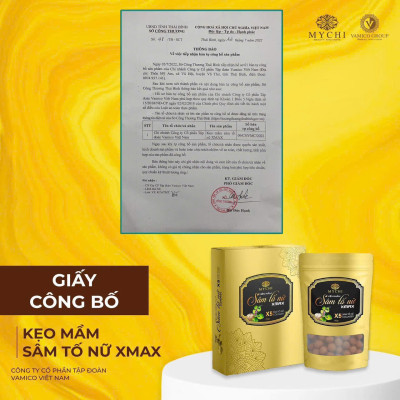 1 hộp Kẹo mầm sâm tố nữ Xmax