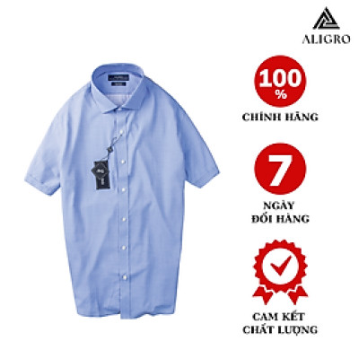 Áo sơ mi cộc tay nam công sở Aligro - ALGS-C108