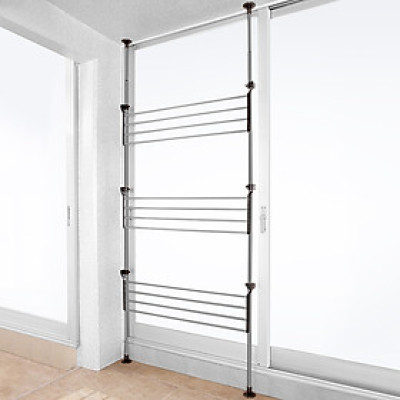 Cây Treo Để Đồ Inox Gấp Gọn Chống Sàn Wellex - SJG2032-3(800)