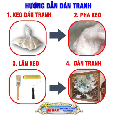 Tranh dán tường 3D phong cảnh con đường cây cầu - cây trúc - khổ dọc - vải lụa kim tuyến