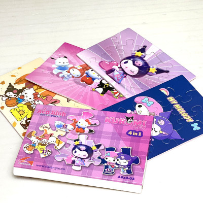 Xếp hình xốp A6 (4 in1) 12 mảnh -KUROMI