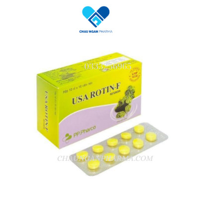 Hổ trợ ngủ ngon USAROTIN-F Phong Phú Hộp 100 viên