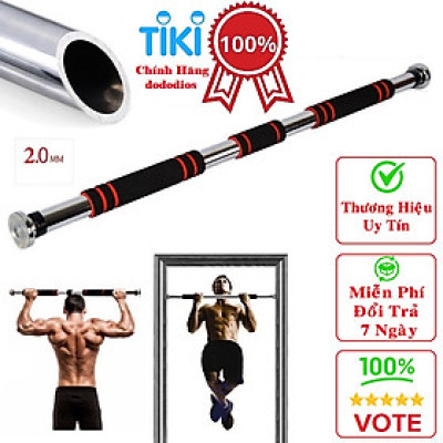 Xà Đơn Treo Tường Gắn Cửa Đa Năng Độ Dài Tùy Chỉnh Giúp Bạn Tập Gym, Tập Cơ Bụng, Cơ Vai, Cơ Xô 60-120Cm - Chính Hãng dododios (Màu Ngẫu Nhiên)