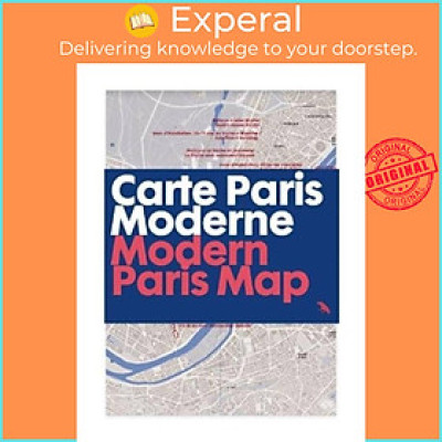 Sách - Modern Paris Map - Carte Paris Moderne by Robin Wilson (UK edition, paperback)