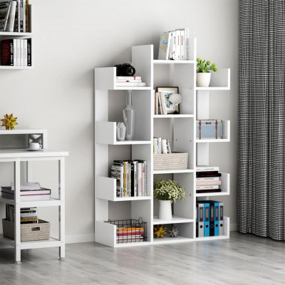 Giá sách gỗ công nghiệp kích thước nhỏ tiện lợi SMLIFE Britney