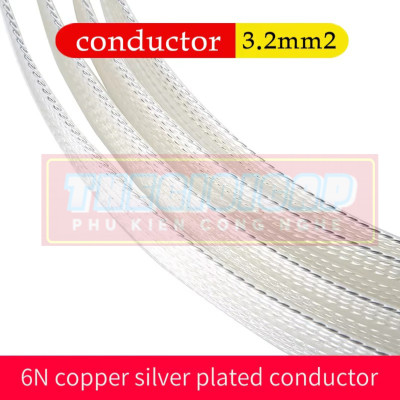 Bộ 02 Dây Loa AUDIOMECA S30 Jack Bắp Chuối Mạ Bạc Cao Cấp Dài 1.5m - Hàng Nhập Khẩu