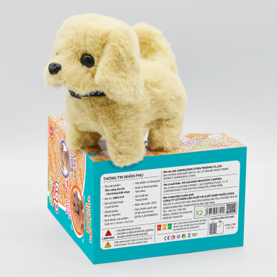 Đồ chơi Duka: Thú cưng cho bé - Chó bông biết chạy DK81319 ( Màu ngẫu nhiên )